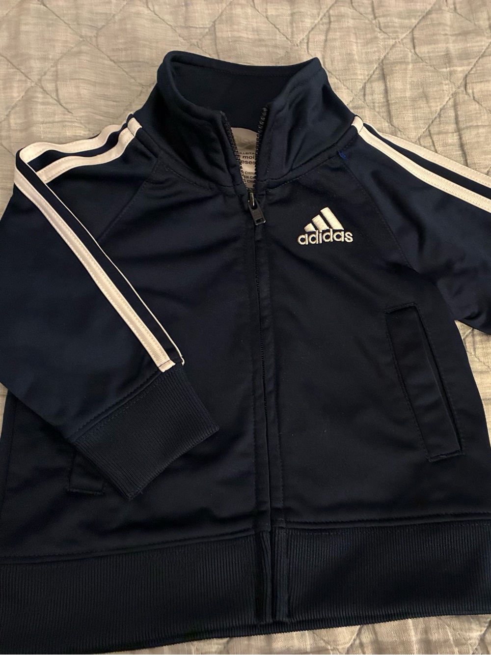 Adidas baby 6month navy blue track jacket